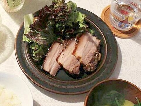 豚バラ肉の簡単チャーシュー